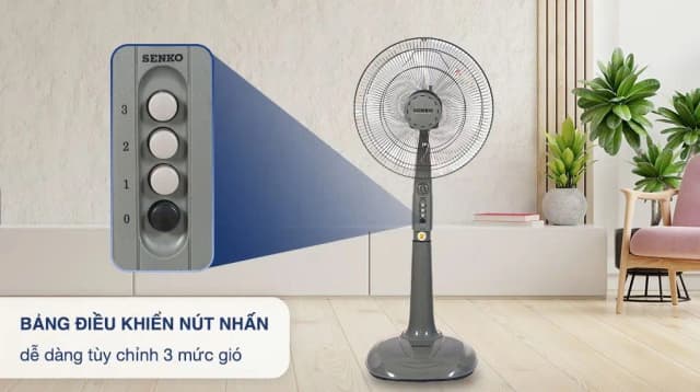 So sánh giá Quạt đứng Senko 3 cánh DH1600 47W rẻ nhất? - Ảnh 8