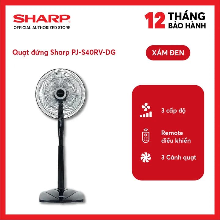 So sánh giá Quạt đứng Sharp 3 cánh PJ-S40RV-DG 50W - Tìm sản phẩm giá rẻ nhất - Ảnh 16