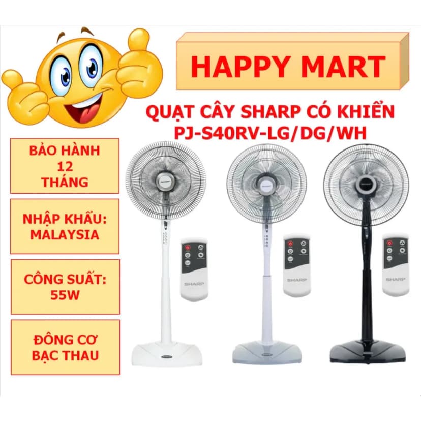 So sánh giá Quạt đứng Sharp 3 cánh PJ-S40RV-DG 50W - Tìm sản phẩm giá rẻ nhất - Ảnh 19