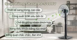 So sánh giá Quạt đứng Sharp 3 cánh PJ-S40RV-DG 50W - Tìm sản phẩm giá rẻ nhất - Ảnh 20