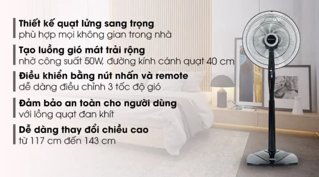 Top 1 so sánh giá Quạt đứng Sharp 3 cánh PJ-S40RV-DG 50W - Tìm sản phẩm giá rẻ nhất - Ảnh 3