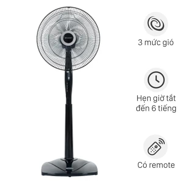 So sánh giá Quạt đứng Sharp 3 cánh PJ-S40RV-DG 50W - Tìm sản phẩm giá rẻ nhất - Ảnh 4