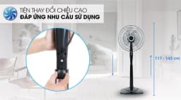 So sánh giá Quạt đứng Sharp 3 cánh PJ-S40RV-DG 50W - Tìm sản phẩm giá rẻ nhất - Ảnh 6
