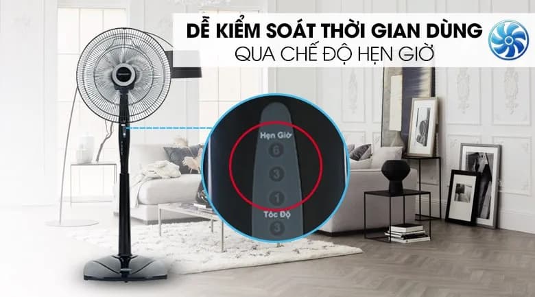 So sánh giá Quạt đứng Sharp 3 cánh PJ-S40RV-DG 50W - Tìm sản phẩm giá rẻ nhất - Ảnh 9