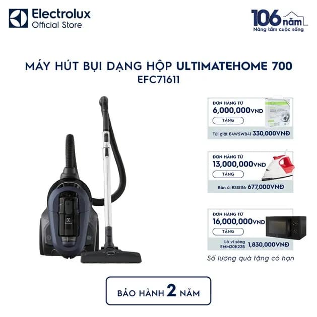 Top 1 so sánh giá Máy hút bụi dạng hộp Electrolux EFC71611 - Tìm sản phẩm giá rẻ nhất - Ảnh 3