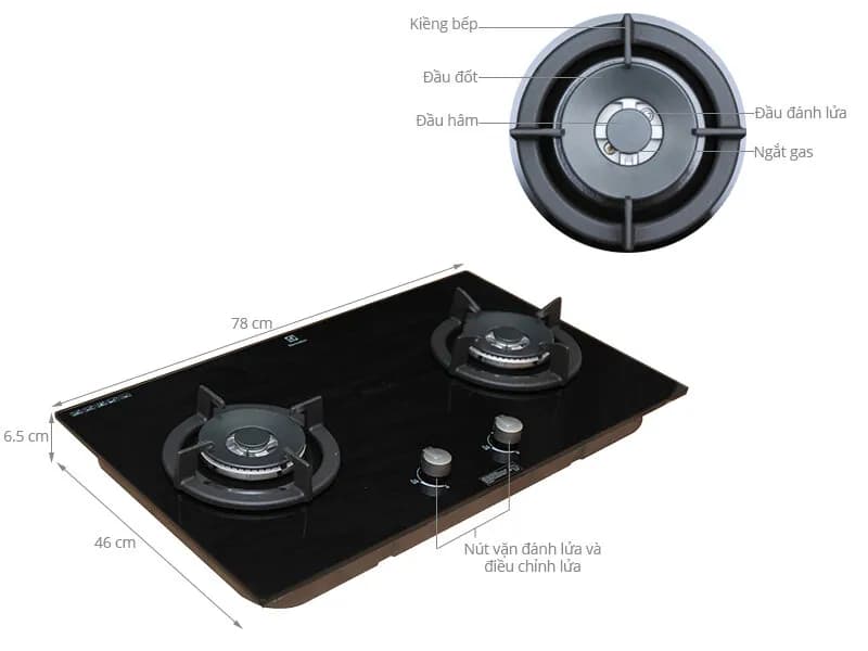 So sánh giá Bếp ga âm Electrolux EGT7627CK - Tìm sản phẩm giá rẻ nhất - Ảnh 10