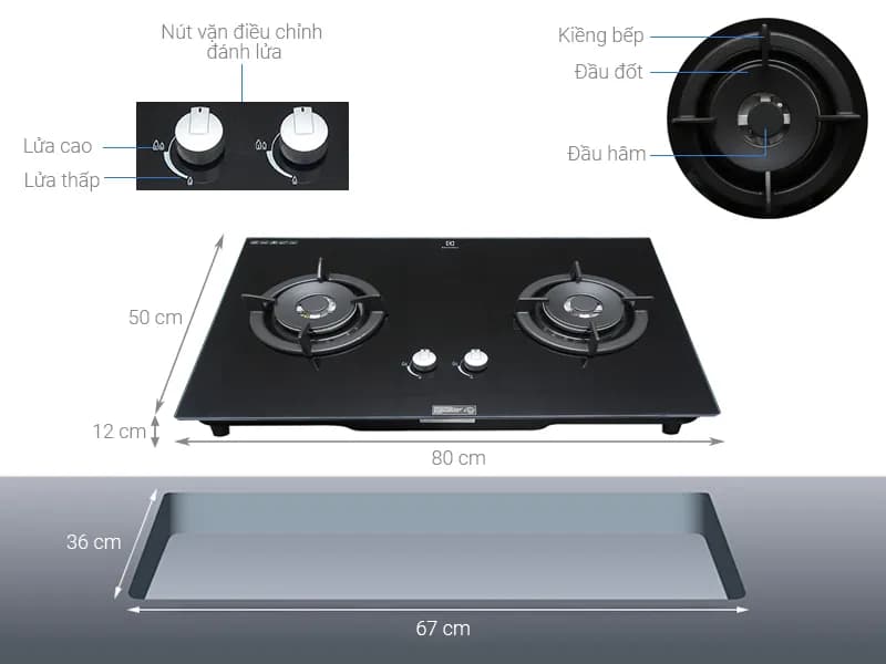 So sánh giá Bếp ga âm Electrolux EGT8028CK - Tìm sản phẩm giá rẻ nhất - Ảnh 6