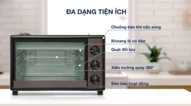 So sánh giá Lò nướng Electrolux EOT3218XG 32 lít rẻ nhất? - Ảnh 11