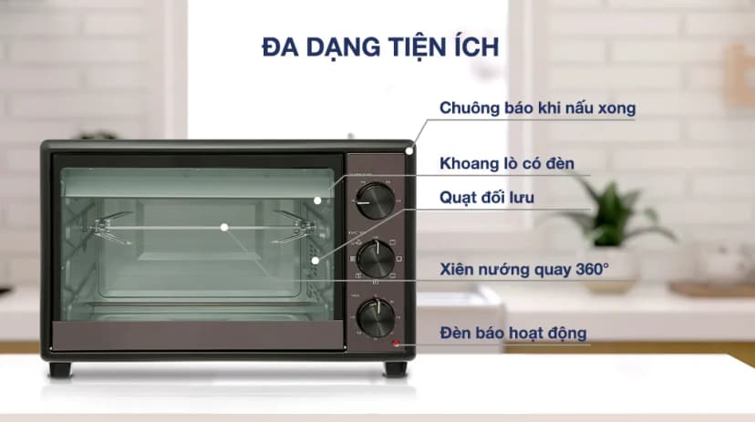 Lò nướng Electrolux EOT3218XG 32 lít - Giá rẻ nhất hôm nay - Ảnh 11