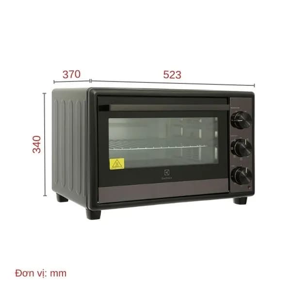 Lò nướng Electrolux EOT3218XG 32 lít - Giá rẻ nhất hôm nay - Ảnh 16