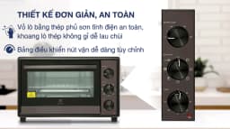 Lò nướng Electrolux EOT3218XG 32 lít - Giá rẻ nhất hôm nay - Ảnh 9
