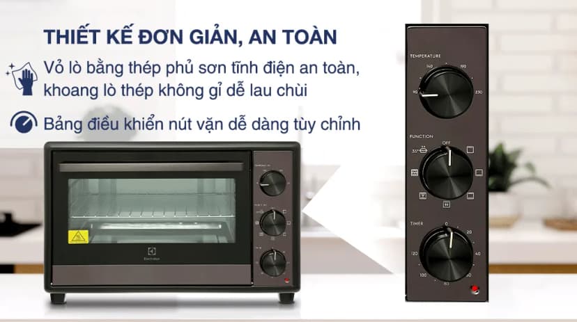 Lò nướng Electrolux EOT3218XG 32 lít - Giá rẻ nhất hôm nay - Ảnh 9