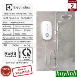 So sánh giá Máy nước nóng trực tiếp Electrolux 4500W EWE451KX-DWB2 - Tìm sản phẩm giá rẻ nhất - Ảnh 7