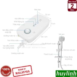 So sánh giá Máy nước nóng trực tiếp Electrolux 4500W EWE451KX-DWB2 - Tìm sản phẩm giá rẻ nhất - Ảnh 10