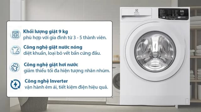 So sánh giá Máy giặt Electrolux UltimateCare 100 Inverter 9 kg EWF9025DQWB rẻ nhất? - Ảnh 20