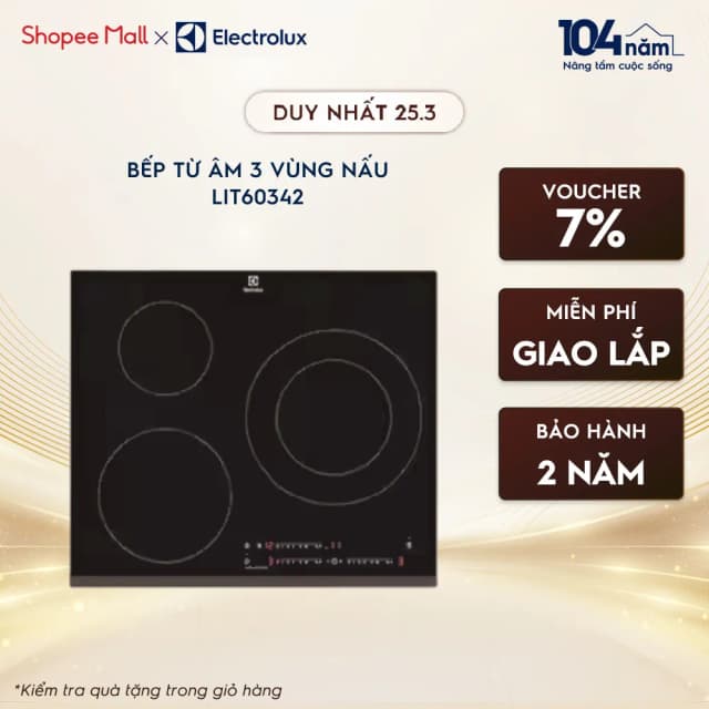 Top 1 so sánh giá Bếp từ 3 vùng nấu lắp âm Electrolux LIT60342 - Tìm sản phẩm giá rẻ nhất - Ảnh 4