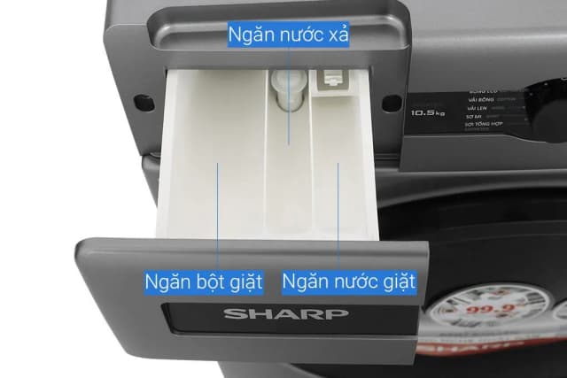 So sánh giá Máy giặt Sharp Inverter 10.5 kg ES-FH105BV-B rẻ nhất? - Ảnh 12