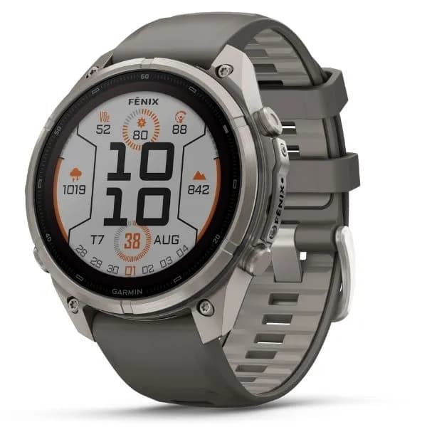 Garmin Fenix 9 Pro Solar Sapphire 47mm viền Titanium dây silicone - Giá rẻ nhất hôm nay - Ảnh 1