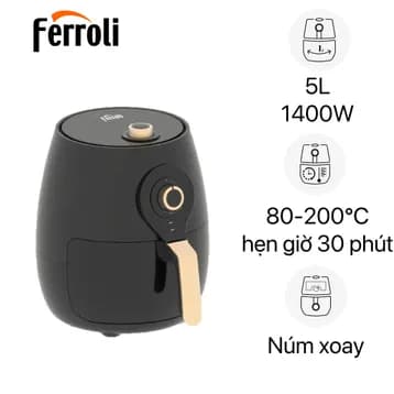 So sánh giá Nồi chiên không dầu Ferroli 5 lít FAF-5.0M3 rẻ nhất? - Ảnh 9