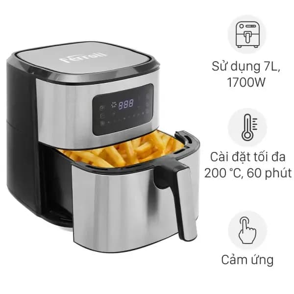 Nồi chiên không dầu Ferroli 7 lít FAF-7.0D - Ảnh 12