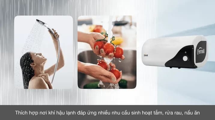 Máy nước nóng gián tiếp Ferroli 20 lít 2500W MIDO-DE - Giá rẻ nhất hôm nay - Ảnh 18