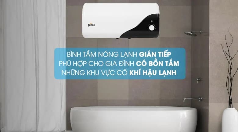Máy nước nóng gián tiếp Ferroli 20 lít 2500W MIDO-DE - Giá rẻ nhất hôm nay - Ảnh 10