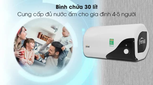 So sánh giá Máy nước nóng gián tiếp Ferroli 30 lít 2500W MIDO-DE rẻ nhất? - Ảnh 15