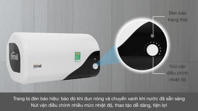 So sánh giá Máy nước nóng gián tiếp Ferroli 30 lít 2500W MIDO-DE rẻ nhất? - Ảnh 3