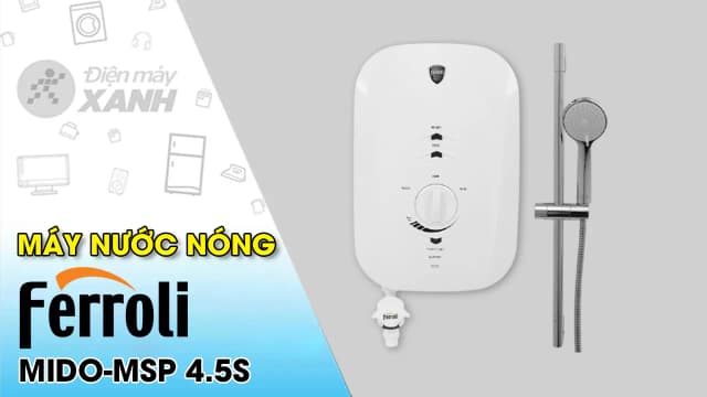 So sánh giá Máy nước nóng trực tiếp Ferroli 4500W MIDO-MSP 4.5S rẻ nhất? - Ảnh 4