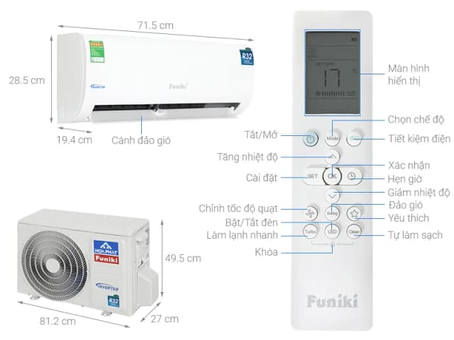 So sánh giá Máy lạnh Funiki Inverter 1 HP HIC09TMM-6 rẻ nhất? - Ảnh 8