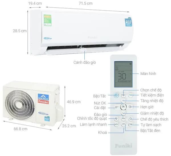So sánh giá Máy lạnh Funiki Inverter 1 HP HPIC09TMU rẻ nhất? - Ảnh 11