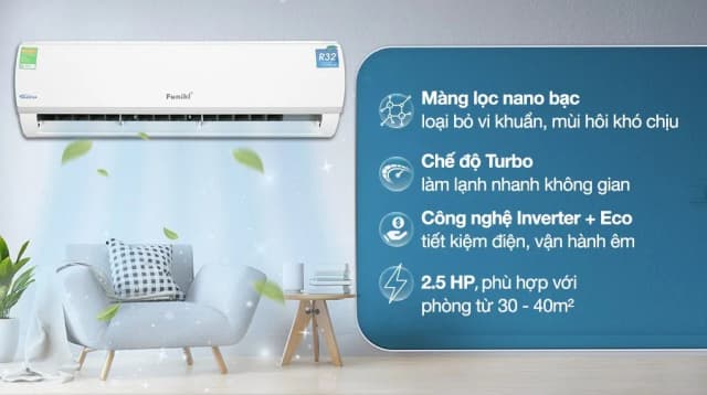 So sánh giá Máy lạnh Funiki Inverter 2.5 HP HIC24TMM-6 rẻ nhất? - Ảnh 20