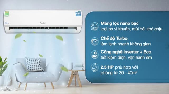 So sánh giá Máy lạnh Funiki Inverter 2.5 HP HIC24TMU.ST3 rẻ nhất? - Ảnh 7