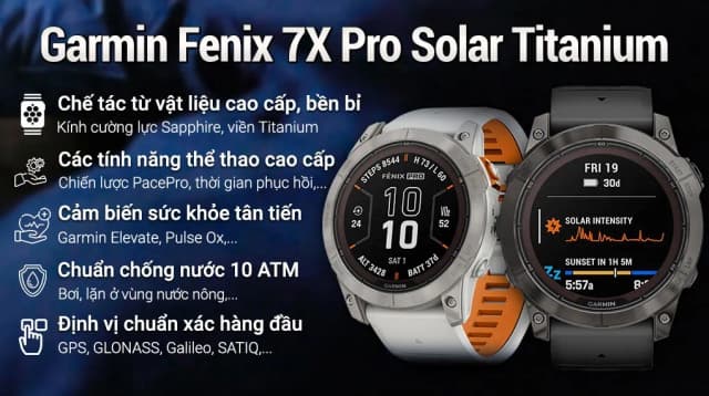 So sánh giá Garmin Fenix 7X Pro Solar Titanium 51mm dây silicone rẻ nhất? - Ảnh 2
