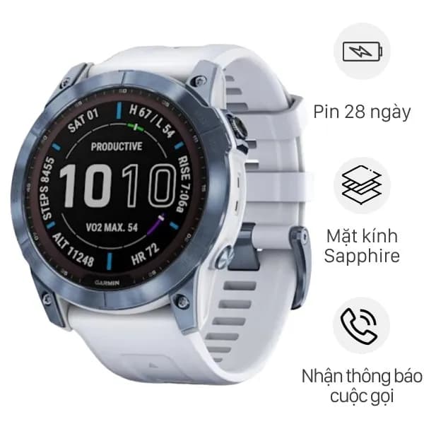 So sánh giá Garmin Fenix 7X Pro Solar Titanium 51mm dây silicone rẻ nhất? - Ảnh 16