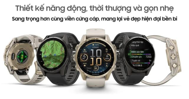 So sánh giá Garmin Fenix 8 43mm viền thép dây silicone rẻ nhất? - Ảnh 13