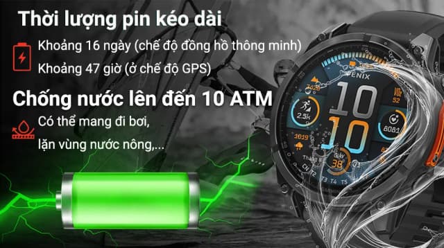So sánh giá Garmin Fenix 8 47mm viền thép dây silicone rẻ nhất? - Ảnh 9