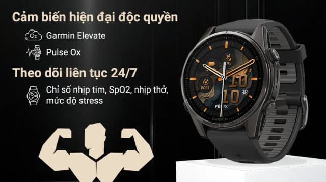 Top 1 so sánh giá Garmin Fenix 8 Sapphire 43mm viền thép dây silicone - Tìm sản phẩm giá rẻ nhất - Ảnh 2