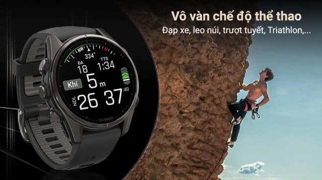 Top 1 so sánh giá Garmin Fenix 8 Sapphire 43mm viền thép dây silicone - Tìm sản phẩm giá rẻ nhất - Ảnh 3