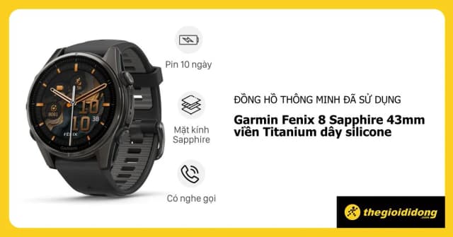 Top 1 so sánh giá Garmin Fenix 8 Sapphire 43mm viền thép dây silicone - Tìm sản phẩm giá rẻ nhất - Ảnh 23