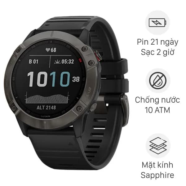 Top 1 so sánh giá Garmin Fenix 8 Sapphire 43mm viền thép dây silicone - Tìm sản phẩm giá rẻ nhất - Ảnh 58
