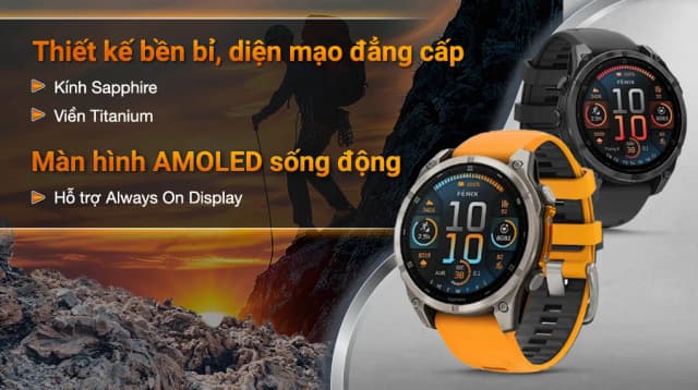 So sánh giá Garmin Fenix 8 Sapphire 47mm viền Titanium dây silicone rẻ nhất? - Ảnh 6