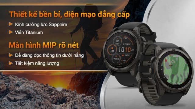 So sánh giá Garmin Fenix 8 Sapphire 51mm viền Titanium dây silicone rẻ nhất? - Ảnh 10