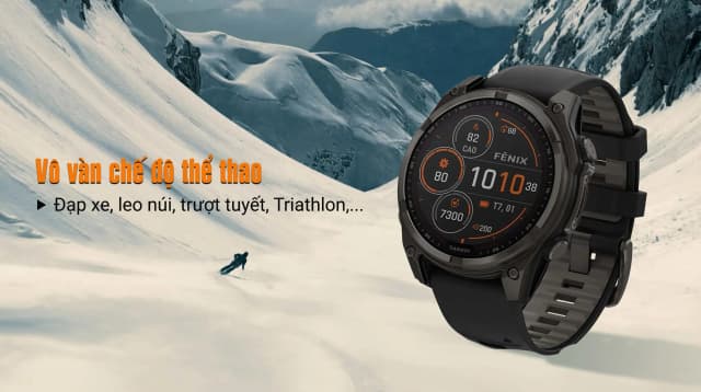 So sánh giá Garmin Fenix 8 Sapphire Solar 47mm viền Titanium dây silicone rẻ nhất? - Ảnh 14