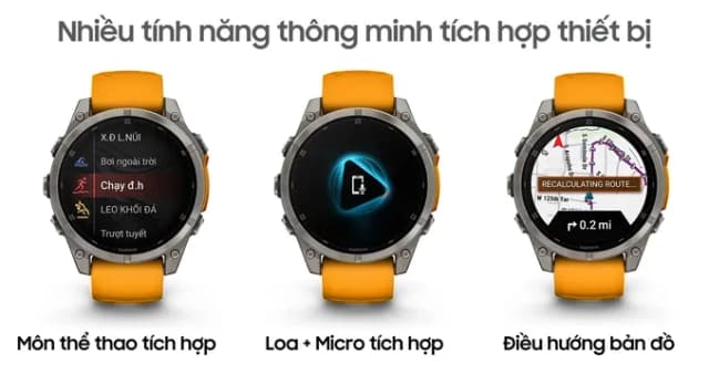 So sánh giá Garmin Fenix 8 Sapphire Solar 47mm viền Titanium dây silicone rẻ nhất? - Ảnh 19