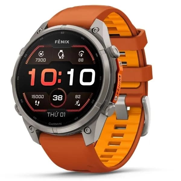 Garmin Fenix 9 Pro Sapphire 47mm viền Titanium dây silicone - Ảnh 18
