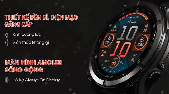 So sánh giá Garmin Fenix E 47mm viền thép dây silicone rẻ nhất? - Ảnh 4