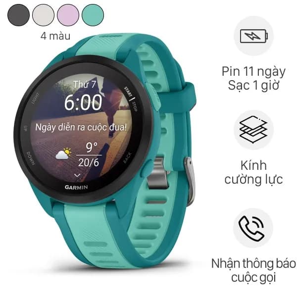 So sánh giá Garmin Forerunner 165 Music 43mm dây silicone rẻ nhất? - Ảnh 17