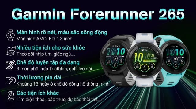 So sánh giá Garmin Forerunner 265 Music 46.1mm dây silicone rẻ nhất? - Ảnh 6