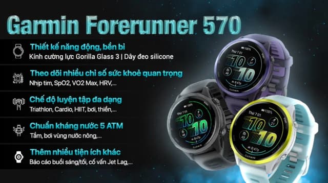 So sánh giá Garmin Forerunner 570 47mm dây silicone rẻ nhất? - Ảnh 3